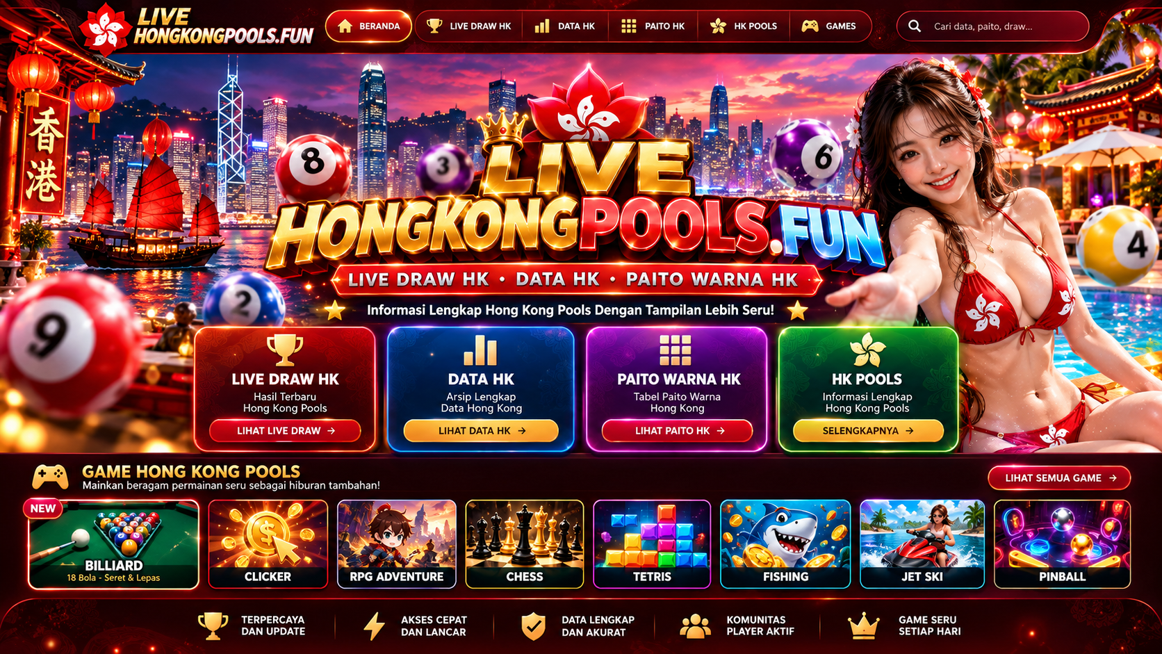 Live Hongkong Pools Fun — Live Draw HK, Data HK, Paito Warna HK dan permainan